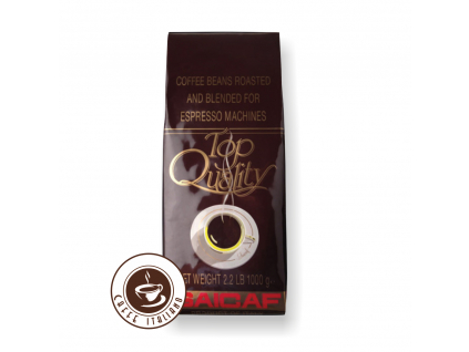 saicaf caffee top quality zrnkova kava 1kg 90arabica 10robusta logo caffeitaliano