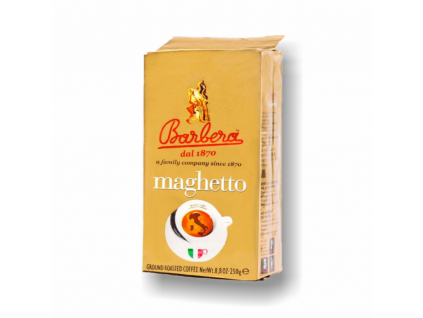 Barbera Maghetto mleta kava vakuove balenie 250g caffeitaliano