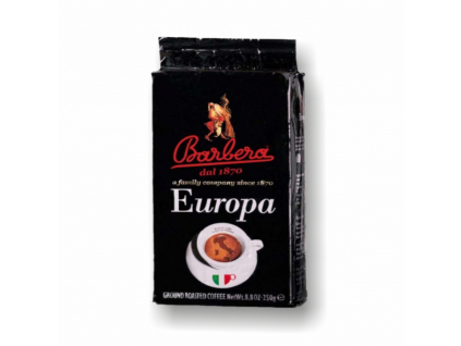 Barbera Europa mleta kava vakuove balenie 250g caffeitaliano