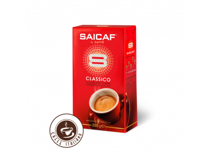 saicaf caffee classico mleta kava 250g arabica robusta logo caffeitaliano