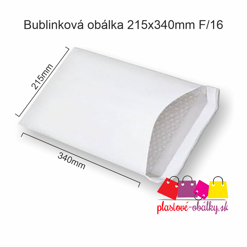 Bublinkové obálky Rozmer: F/16 215 x 340 mm