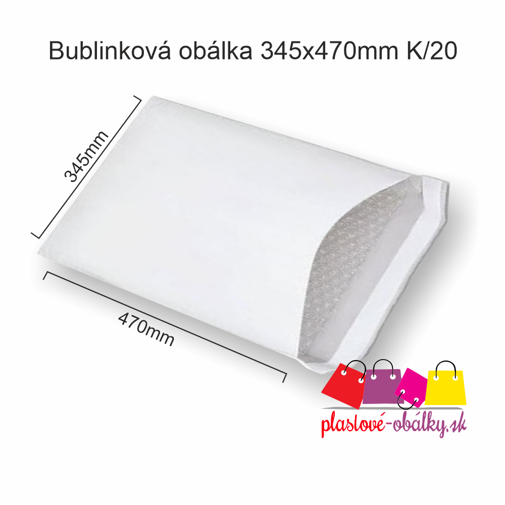 Bublinkové obálky Rozmer: K/20 345 x 470 mm