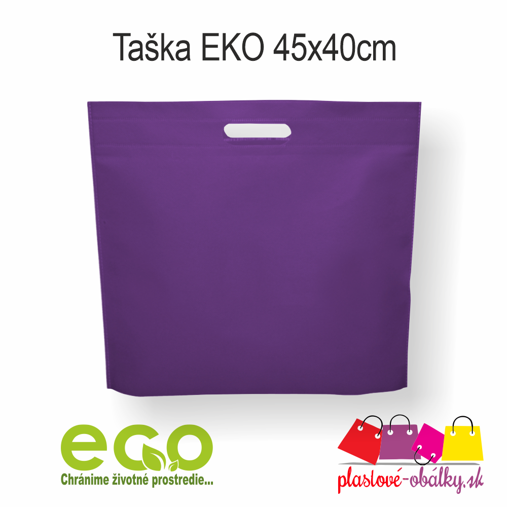Taška EKO 45x40cm Farba: Fialová