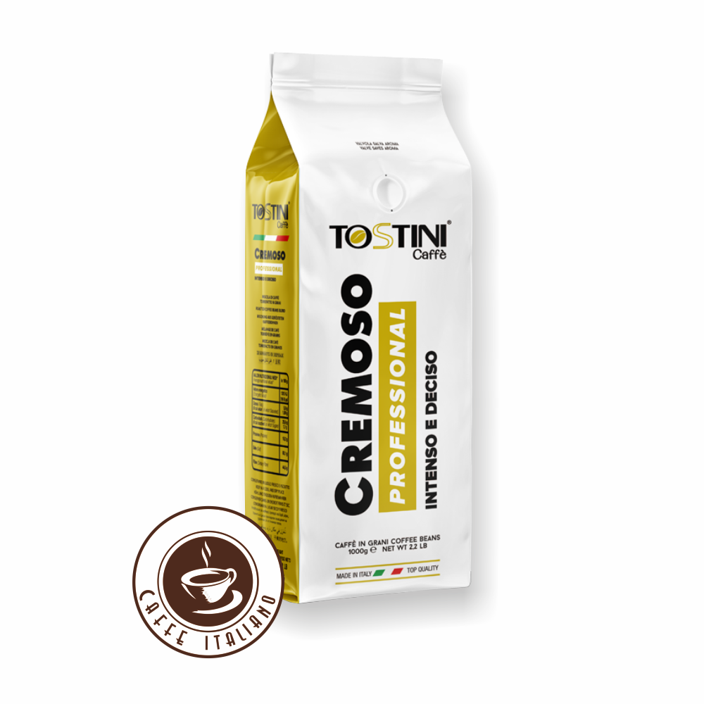 Zrnková káva Tostini Miscela Cremoso 1kg