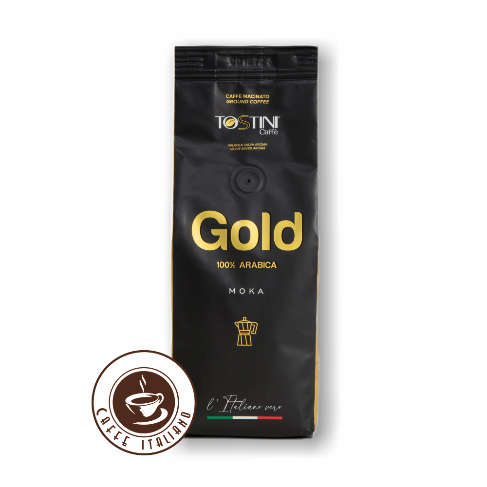 Mletá káva Tostini Coffee Gold 250g  100% Arabica
