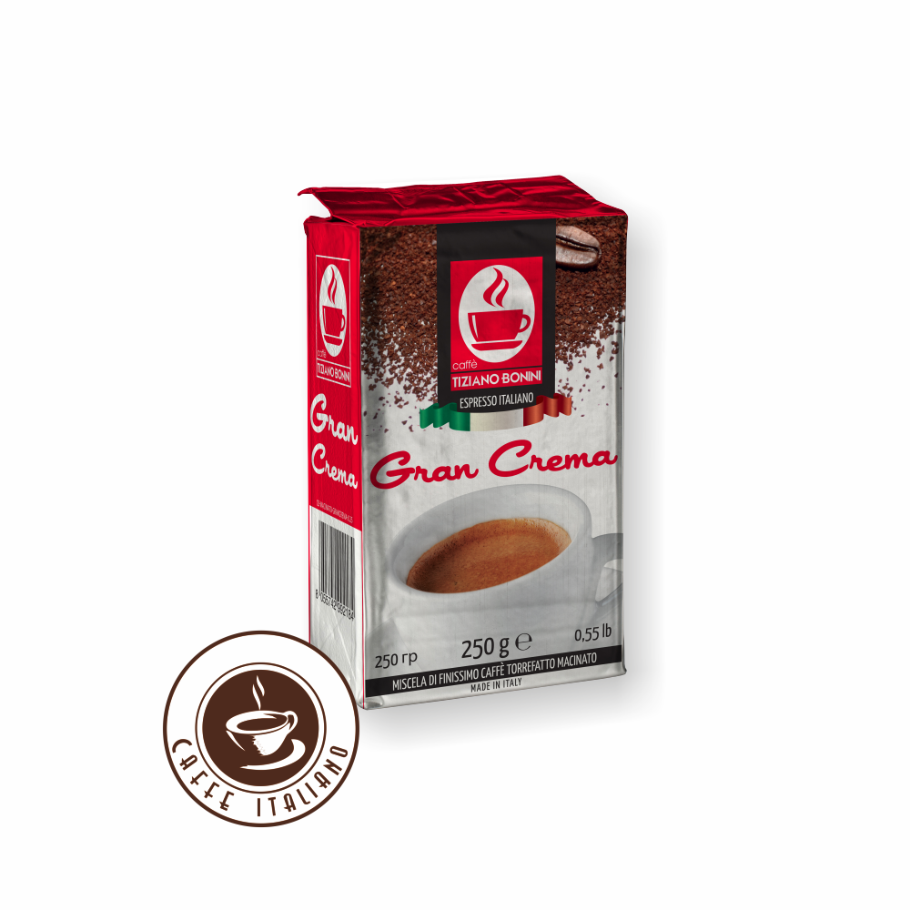 Mletá káva Bonini Gran Crema 250g
