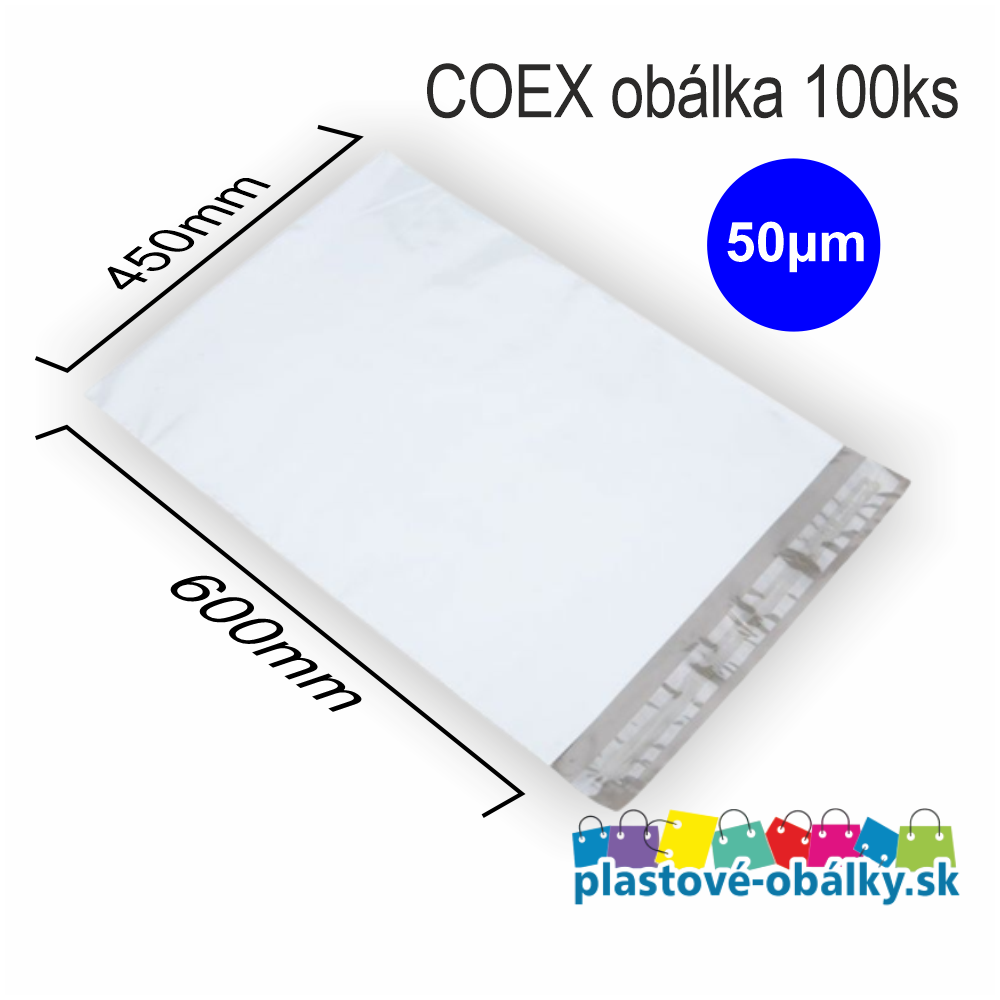 Plastová obálka šedá 60 µm Balenie: 100 ks balenie, Rozmer: 450x600