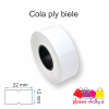 cola ply etikety biele 22mm 12mm plastove obalky
