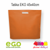 taska EKO oranzova 45x40x8cm netkana textilia hrubka 80g plastove obalky