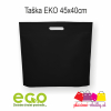 taska EKO cierna 45x40x8cm netkana textilia hrubka 80g plastove obalky