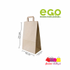 papierova taska hneda ploche ucho kraftovy papier eko 18x8,5x23cm 70g logo plastove obalky