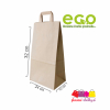 papierova taska hneda ploche ucho kraftovy papier eko 24x10x32cm 70g logo plastove obalky