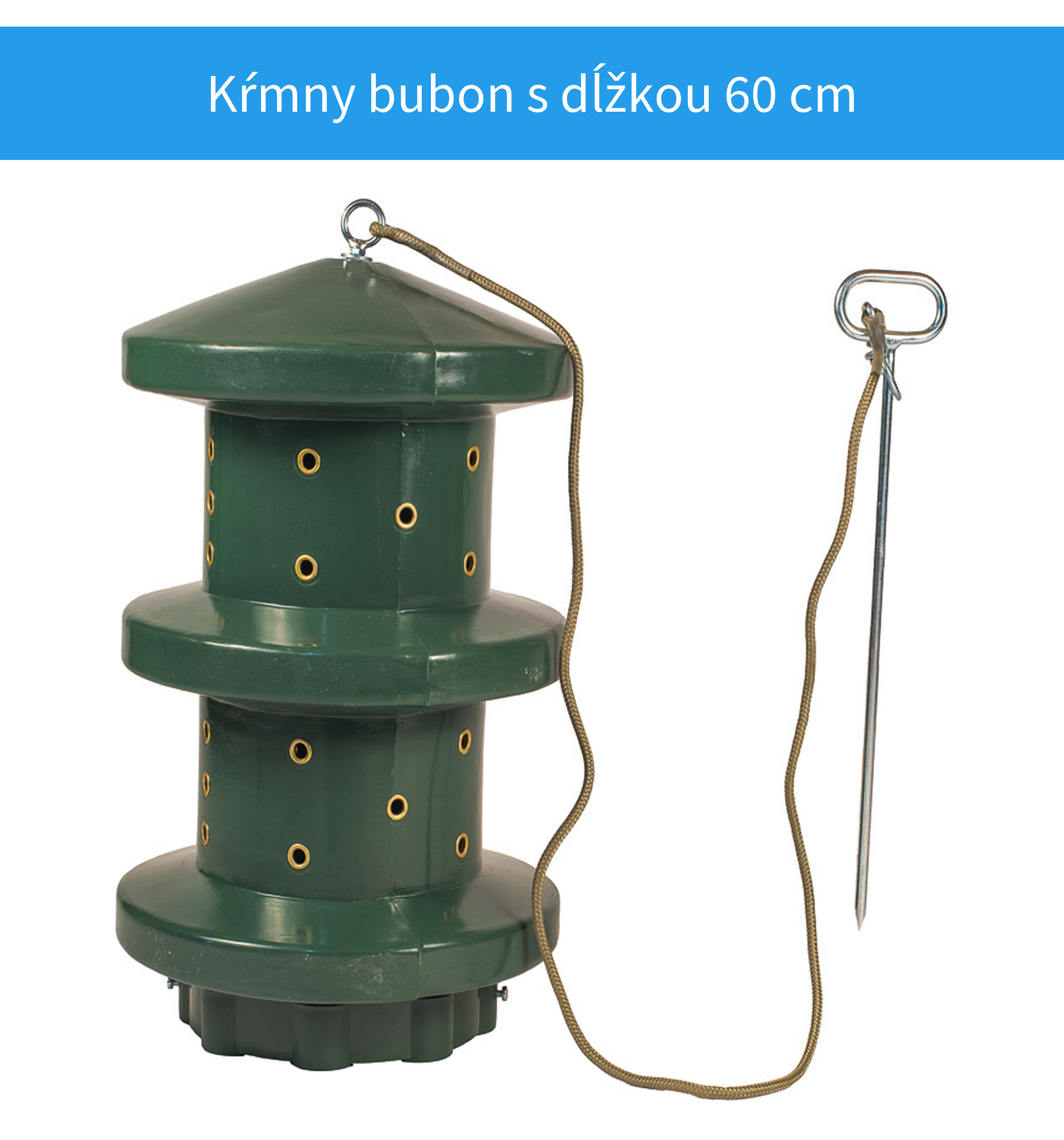Kŕmny bubon dĺžka 60 cm
