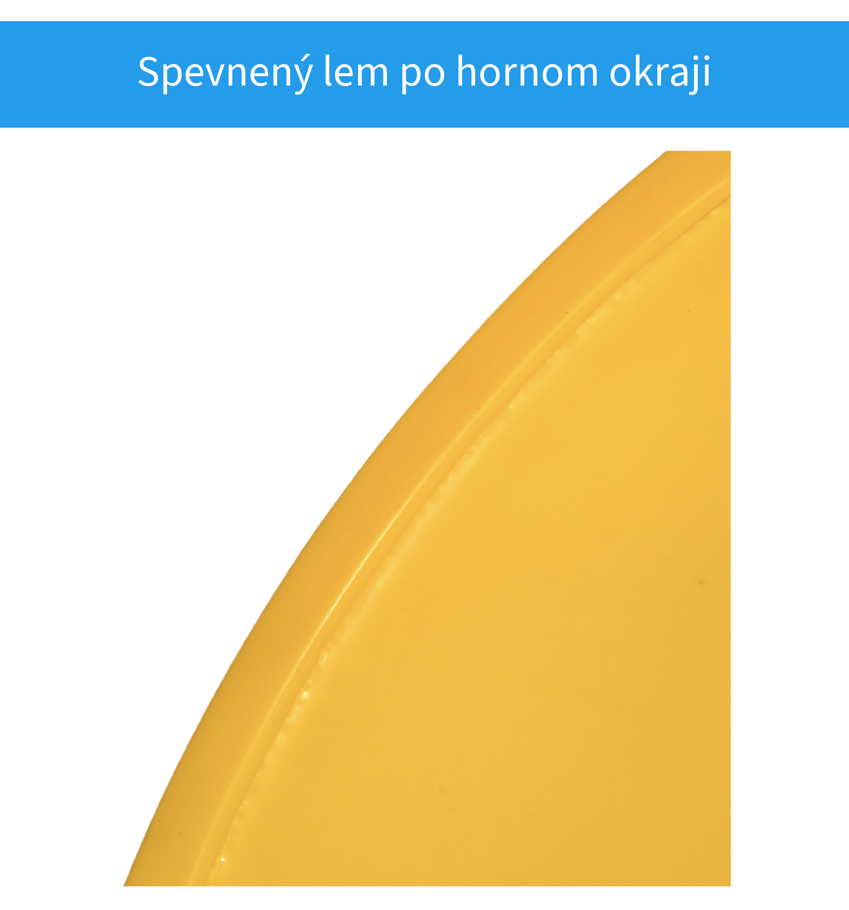 Spevnený lem lievika