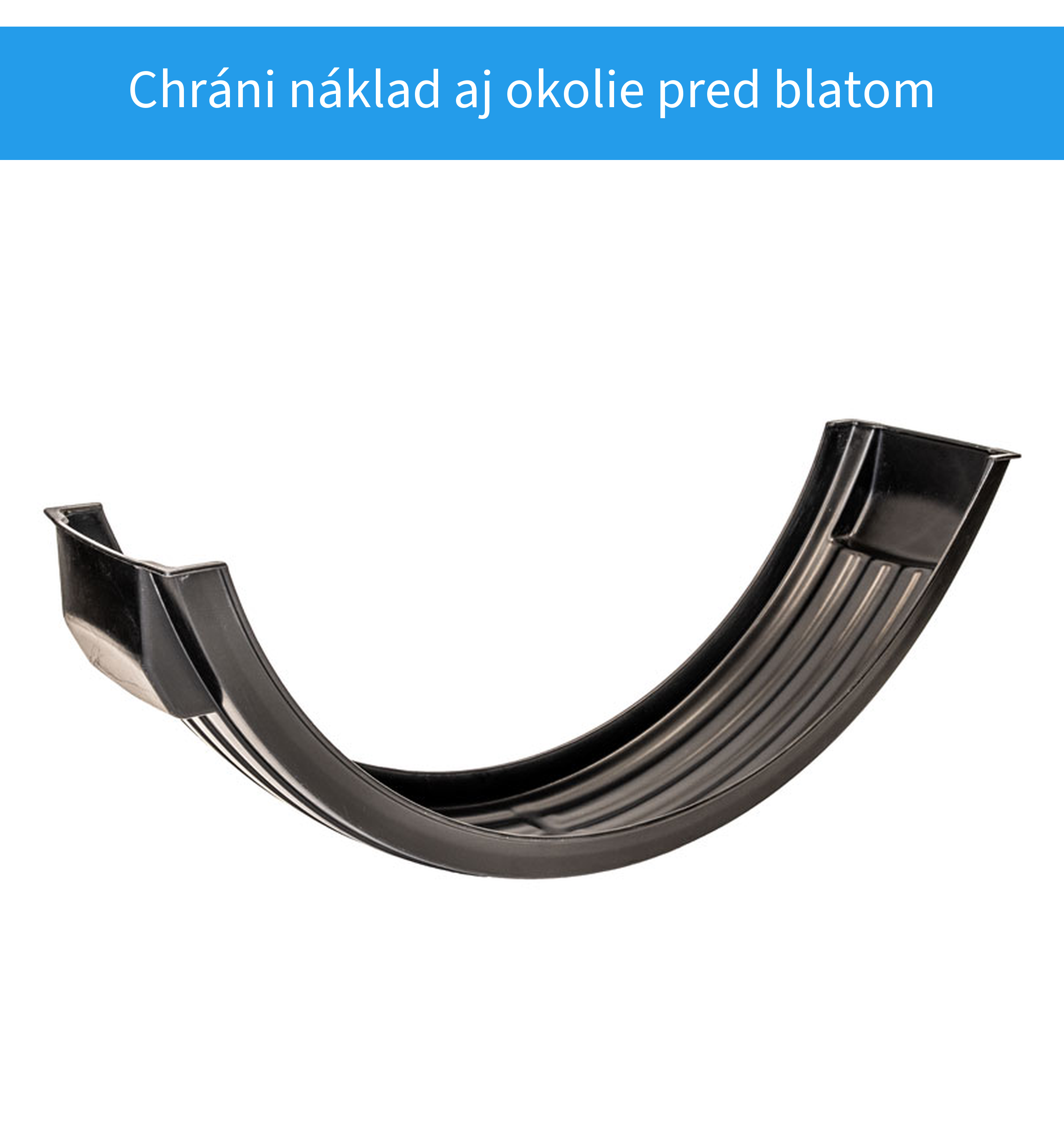 Plastový blatník pre poľnohospodárske vlečky