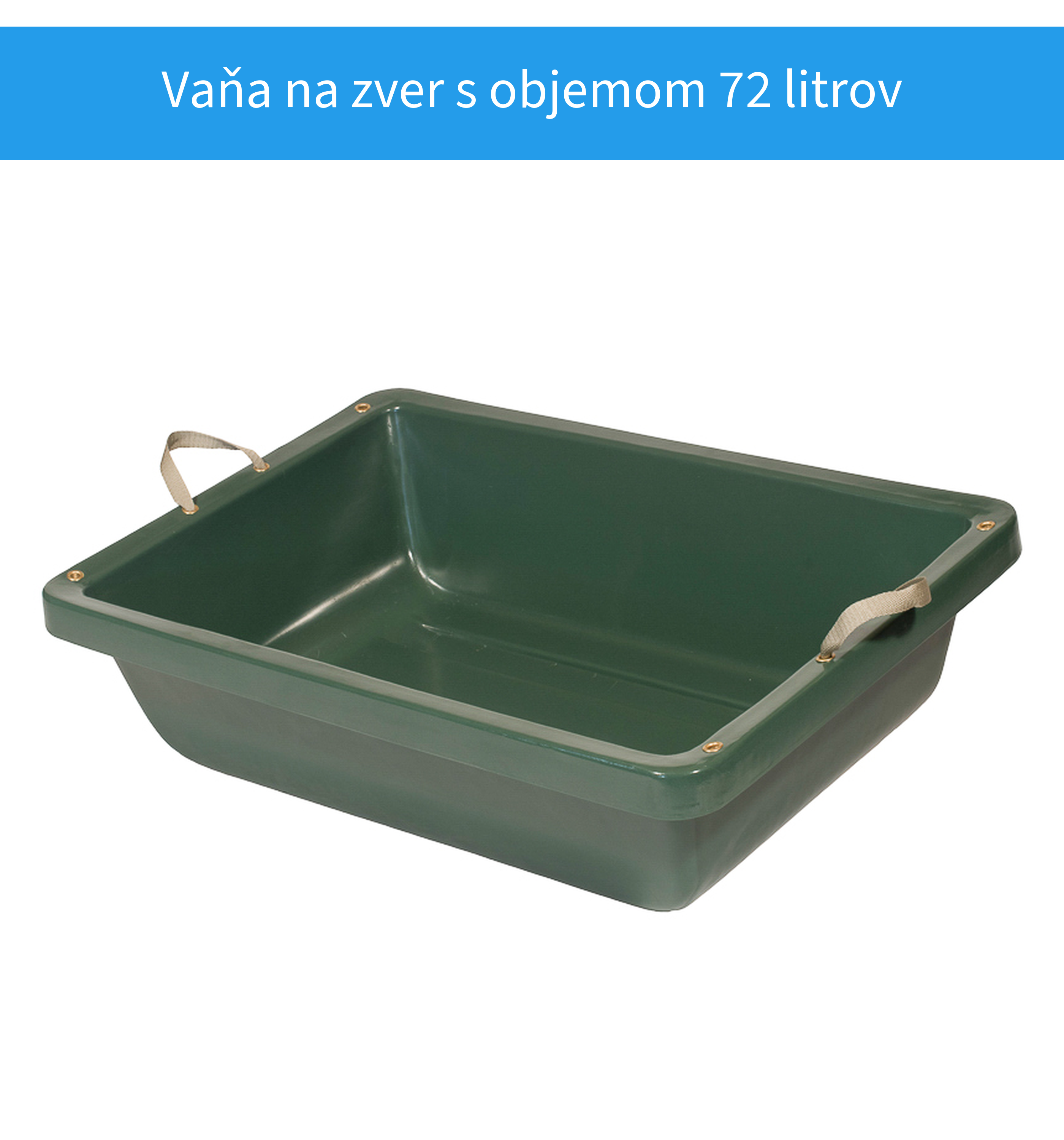 Vaňa na zver 72 litrov