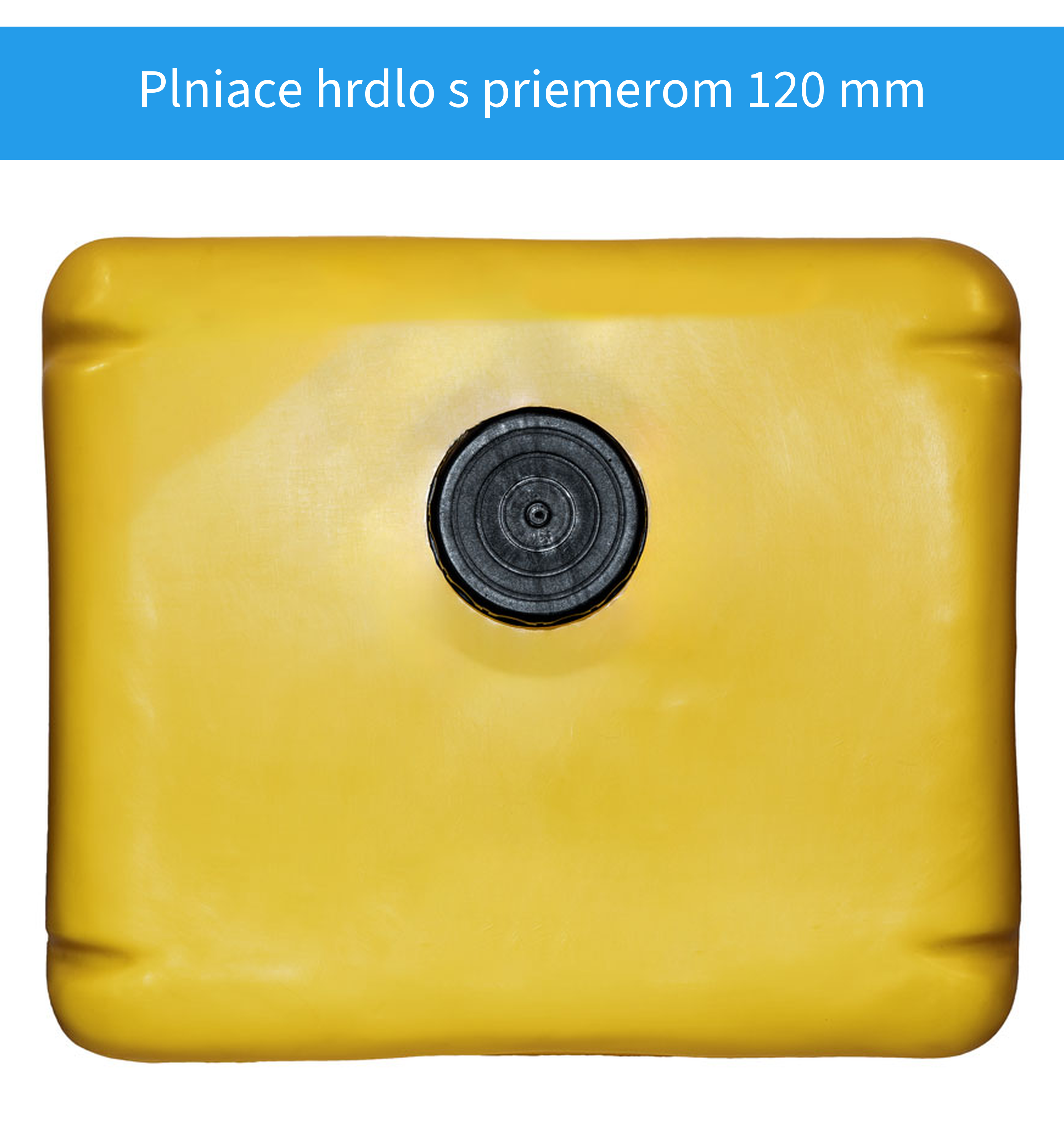 Plniace hrdlo QUADRO 120 mm