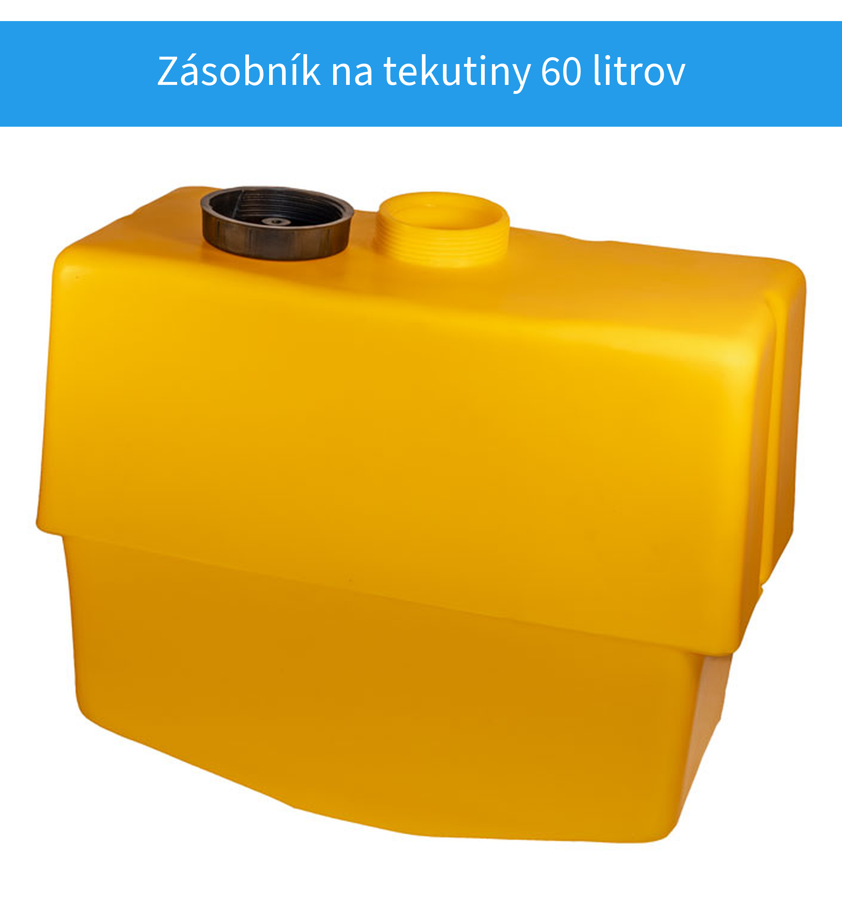 Plastový zásobník na tekutiny 60 litrov