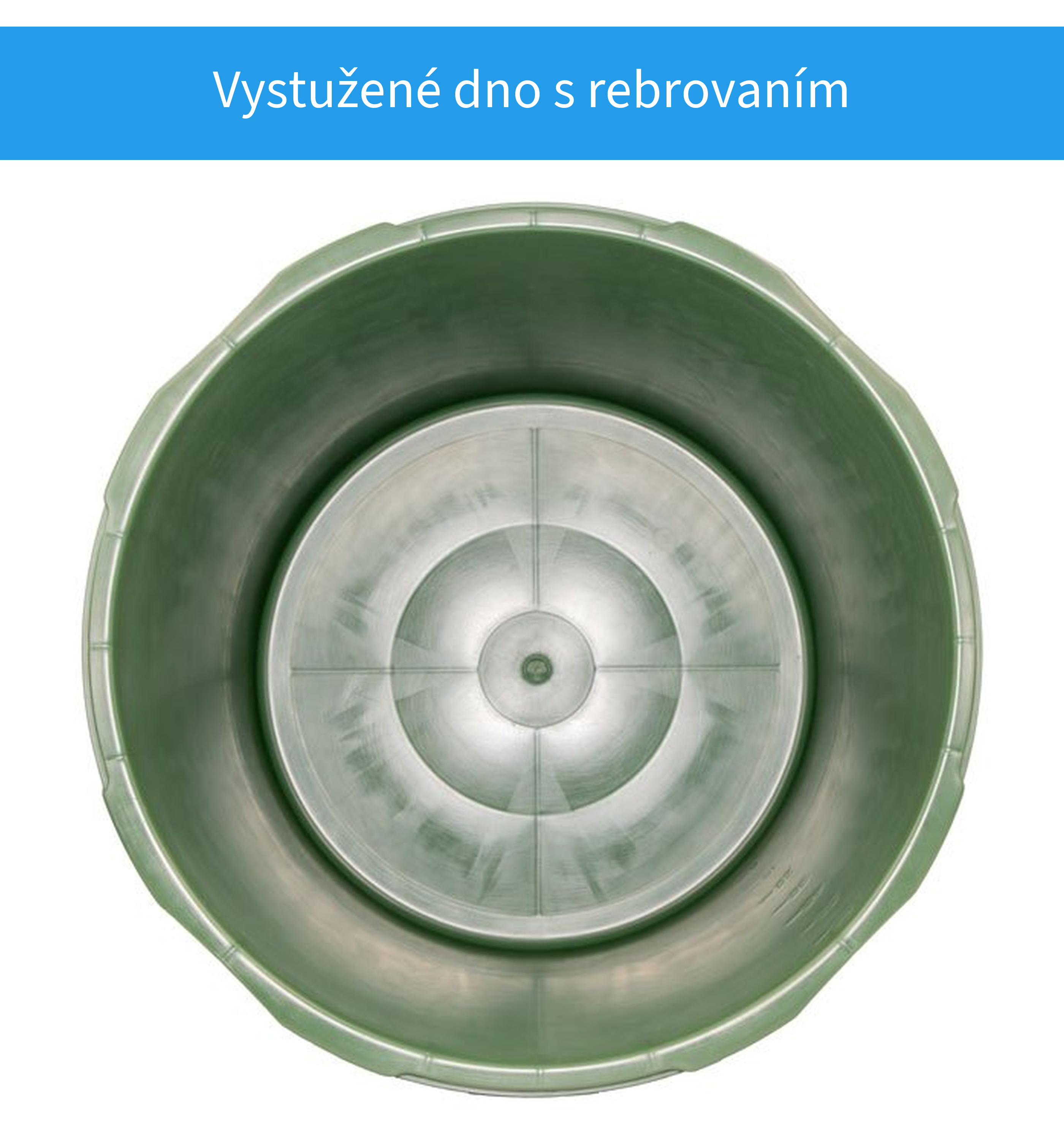 Vystužené dno nádoby