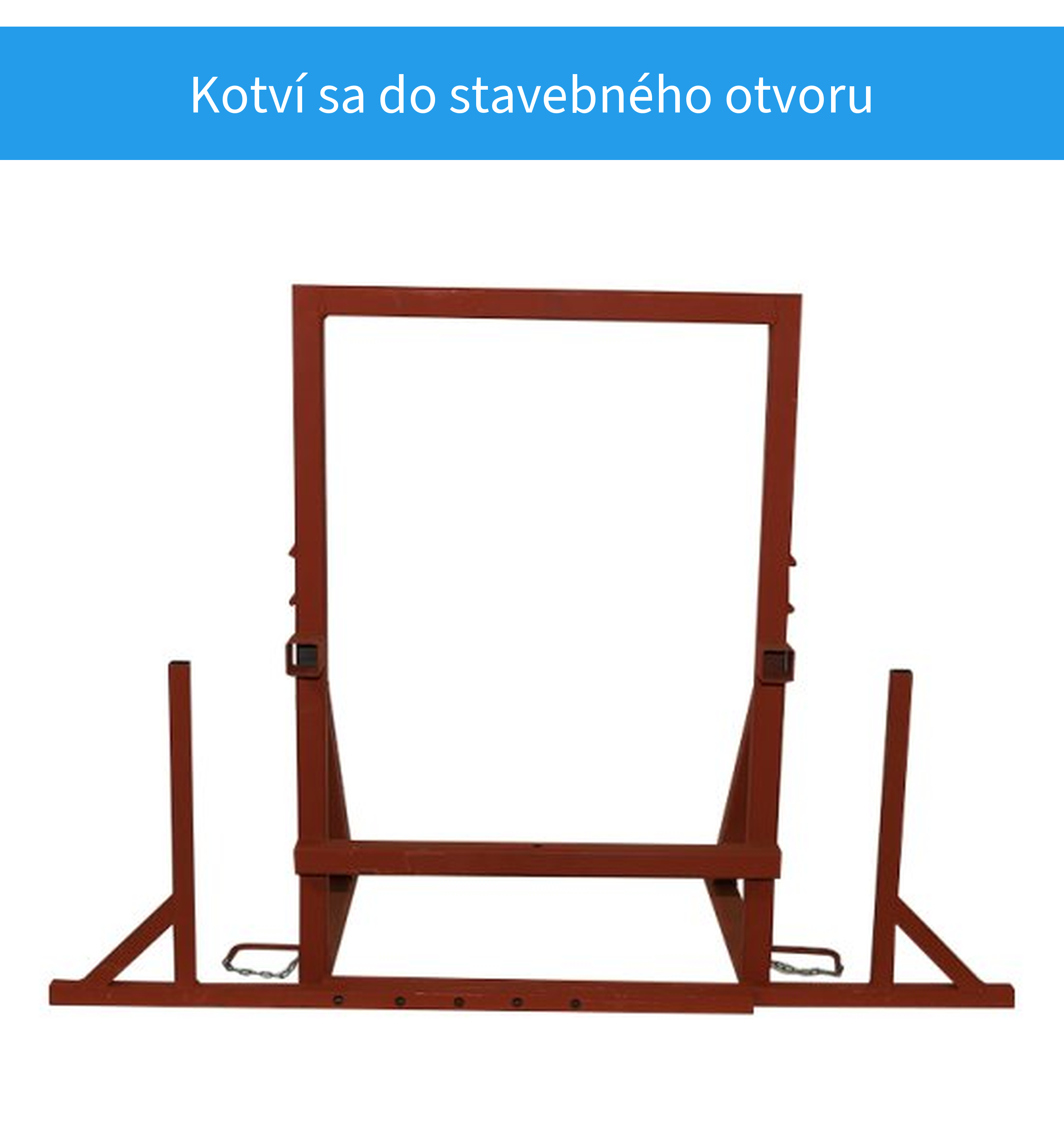Ukotvenie konštrukcie do stavebného otvoru