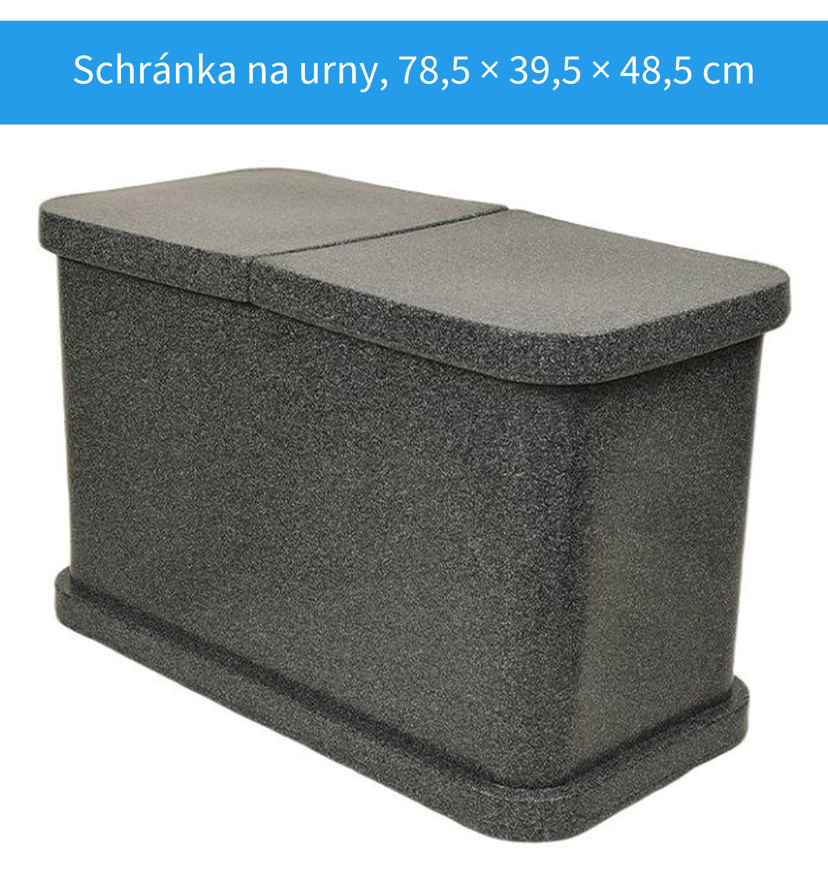Podzemná plastová schránka na urny 78,5 cm