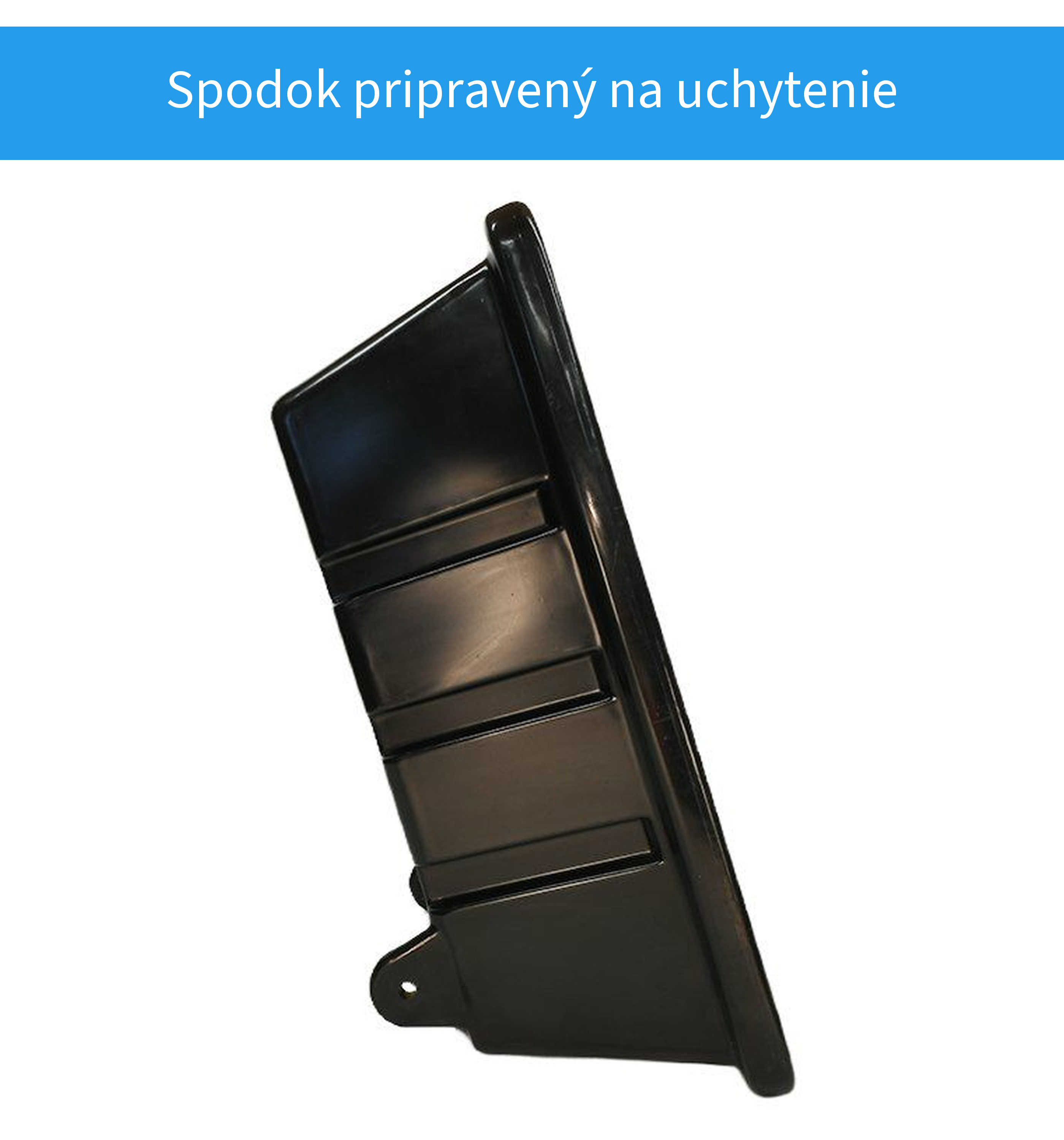 Spodok korby pripravený na uchytenie