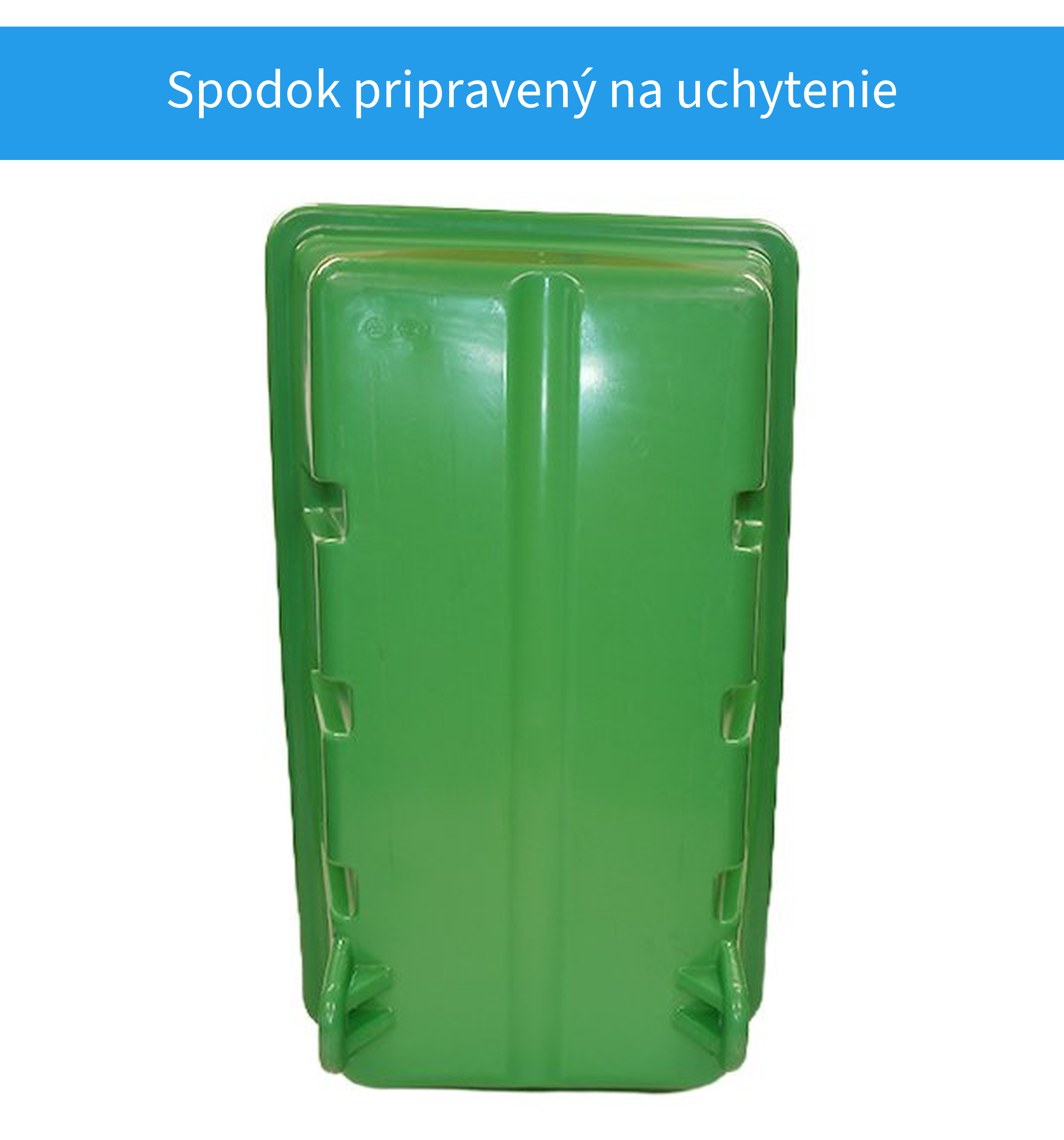 Spodok korby pripravený na uchytenie