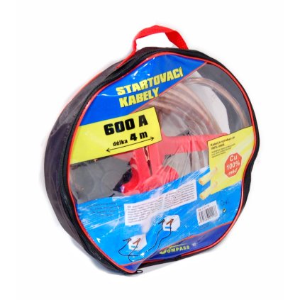 Káble štartovacie 600 A 4m 100% meď ZIPPER BAG