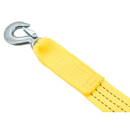 Lano ťažné ploché 3000kg s karabínami