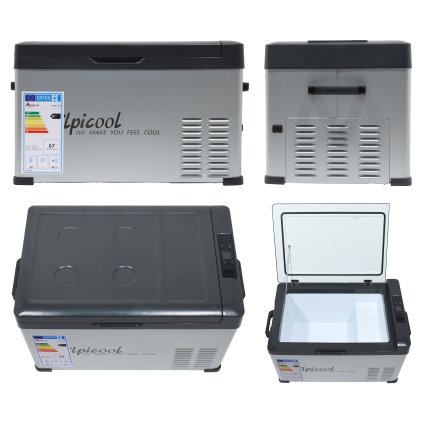 Chladiaci box kompresor 30l 230/24/12V -20 ° C GREY APP