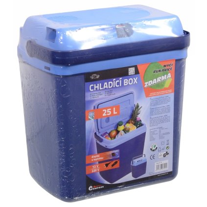 Chladiaci box 25litrov BLUE 230/12V displej s teplotou