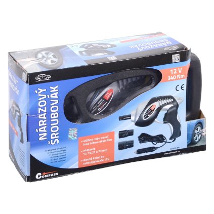 Rázový uťahovák na kolesá 12V 100W 340Nm