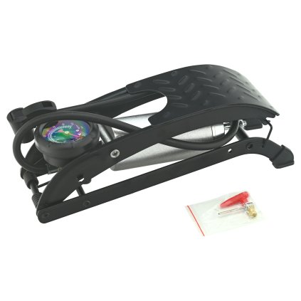 Hustilka nožná s manometrom jednopiestová 1x120mm