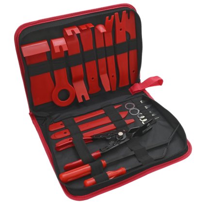 Súprava na demontáž čalúnenia a autorádií 19ks