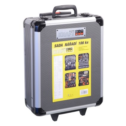 Kufor náradia 186 dielov, AL konštrukcia KRAFT SUITE