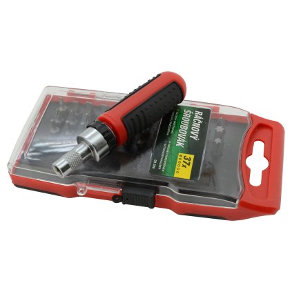 Súprava račňový skrutkovač 37 dielov