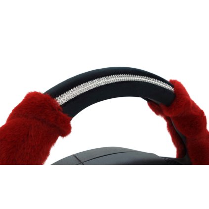 Poťah volantu DIAMOND červený