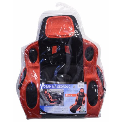 Poťah sedadla RACE čierno-červený