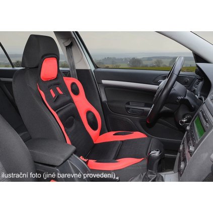 Poťah sedadla RACE čierno-žltý