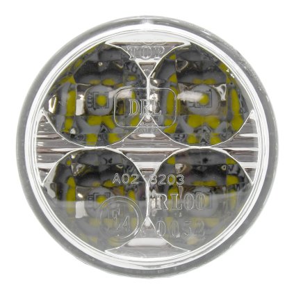 Svetlá denného svietenia 4 HIGH POWER LED 12V/24V (guľatá 70 mm)