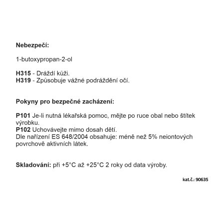 Tekuté stierače NANO 500 ml