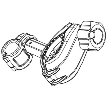 Náhradný držiak kolesa krátky pre 02120