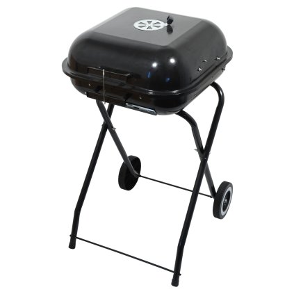 Gril na drevené uhlie obdĺžnikový TRAPANI 46cm