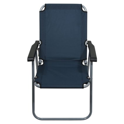 Stolička kempingová skladacia LYON tmavo modrá