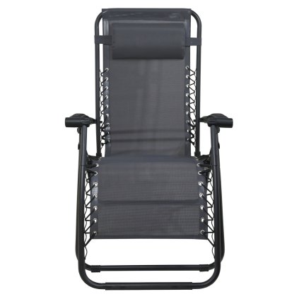 Lehátko / kreslo ALICANTE sivé