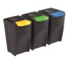 sada 3 odpadkovych kosov sortibox iv antracit objem 3x35l 1