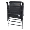 Stolička záhradná skladacia TERST čierna
