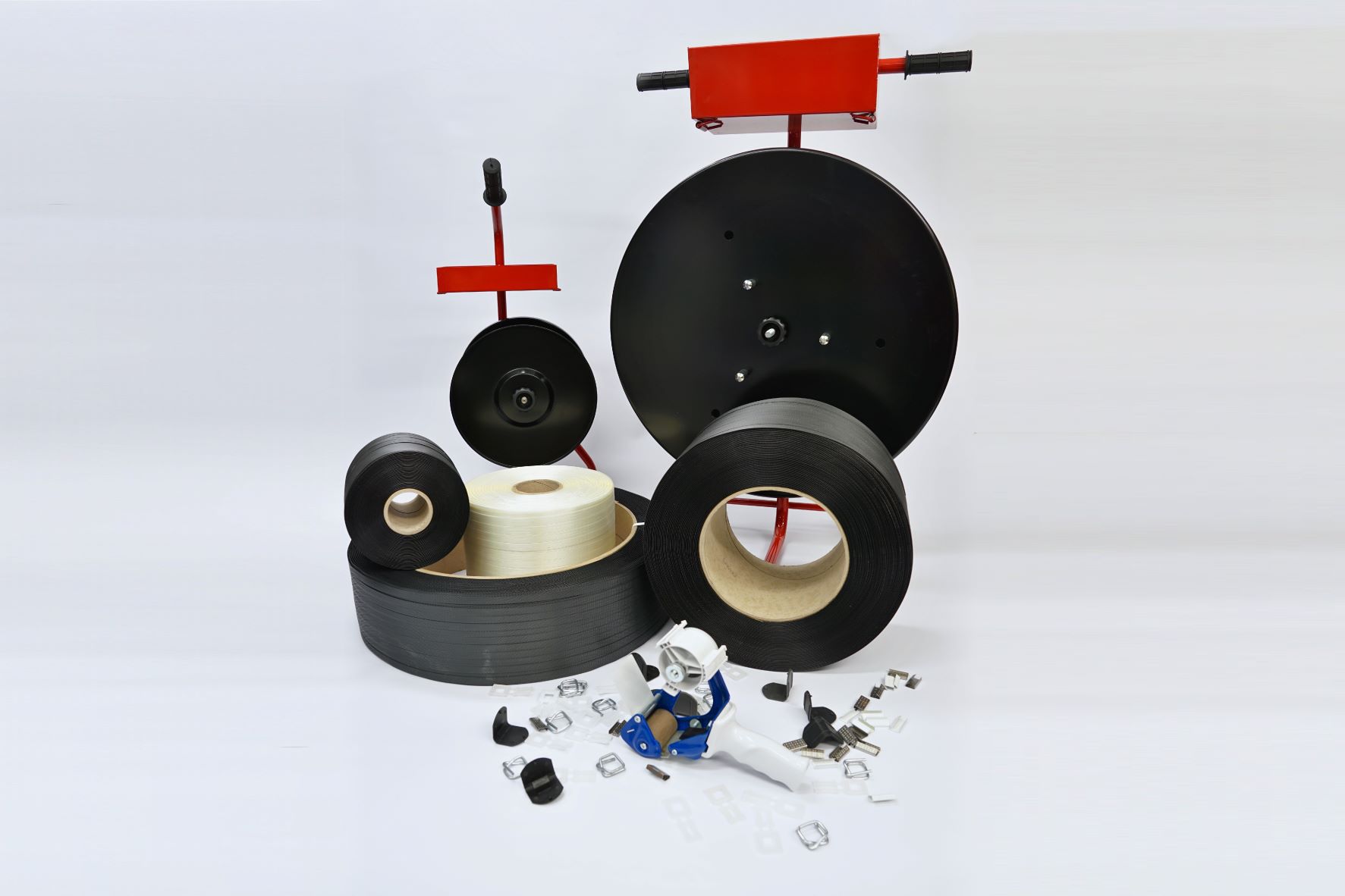 Vazací pásky, spony