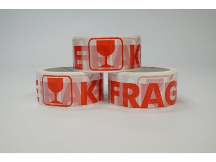 Potištěná páska: FRAGILE/KŘEHKÉ