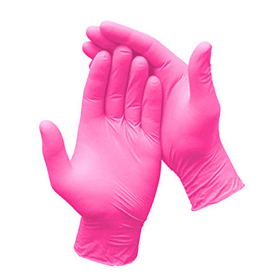 Rukavice Nitril PF Pink Velikost: L